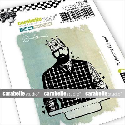 Carabella Studio by Alexi Cling Stamp - Der elegante Mann